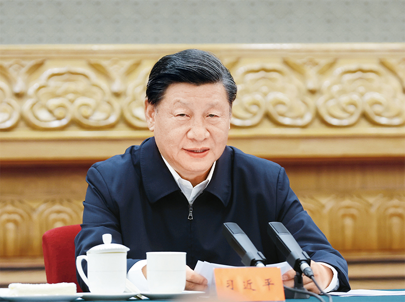 2022年7月29日至30日，中央统战工作会议在北京召开。中共中央总书记、国家主席、中央军委主席习近平出席会议并发表重要讲话。 新华社记者 姚大伟/摄